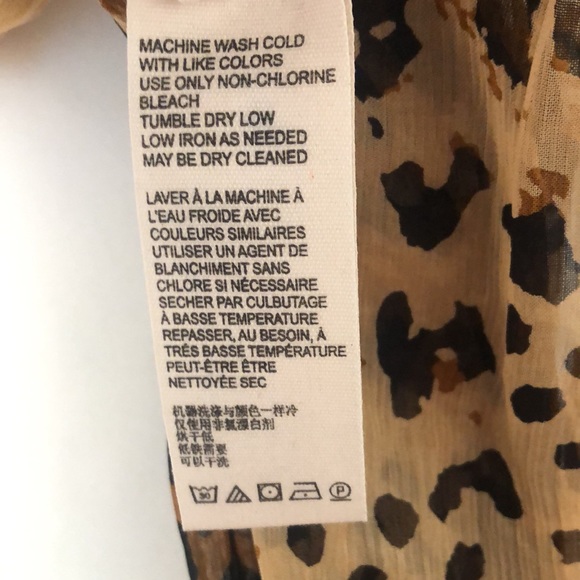 Free People Cheetah print blouse - Free People Cheetah print blouse - brand new - Picture 6 of 6